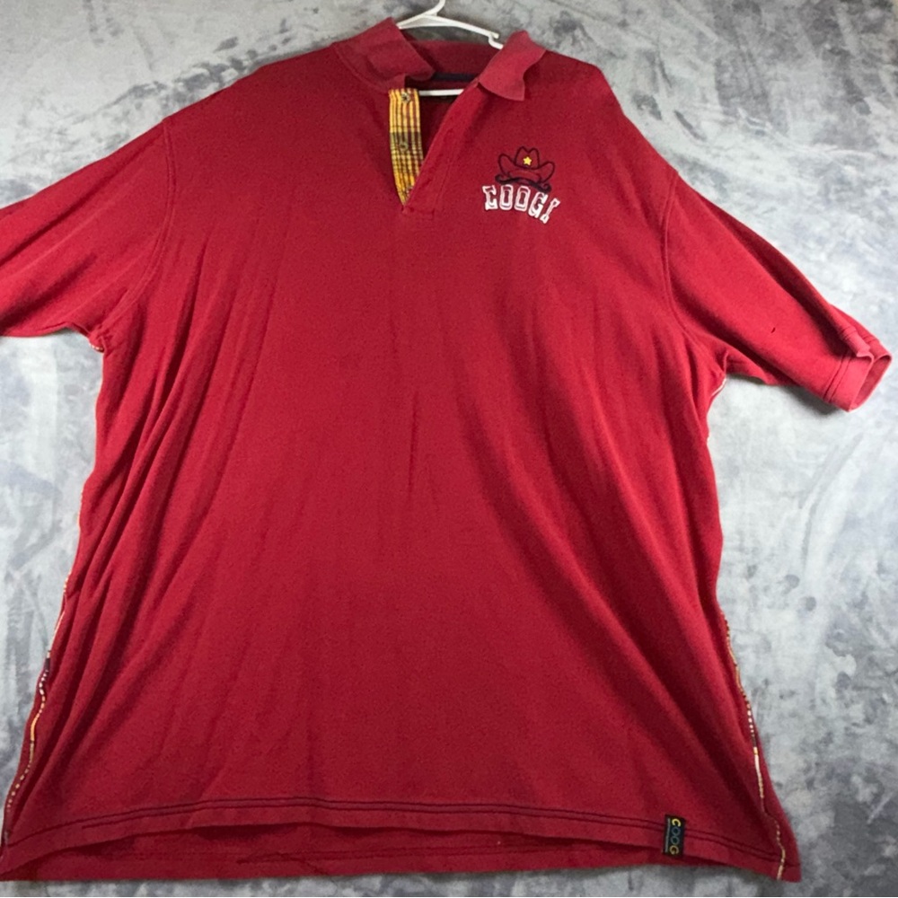 COOGI Deep Red Men's Polo Shirt